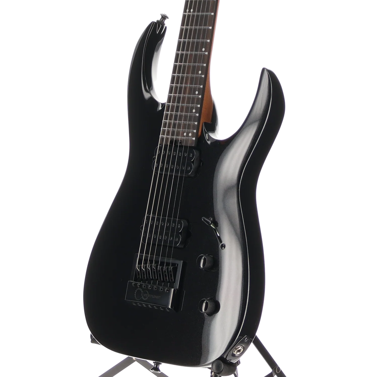 Jackson Pro Series Signature Misha Mansoor Juggernaut ET7, Metallic Black, Plays Great (U12) (07722) - Image 4