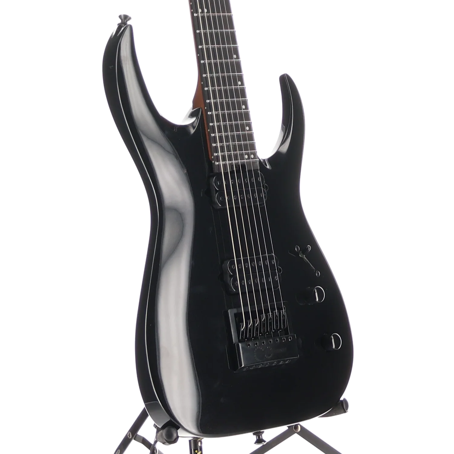 Jackson Pro Series Signature Misha Mansoor Juggernaut ET7, Metallic Black, Professional Setup (O13) (10472) - Image 3