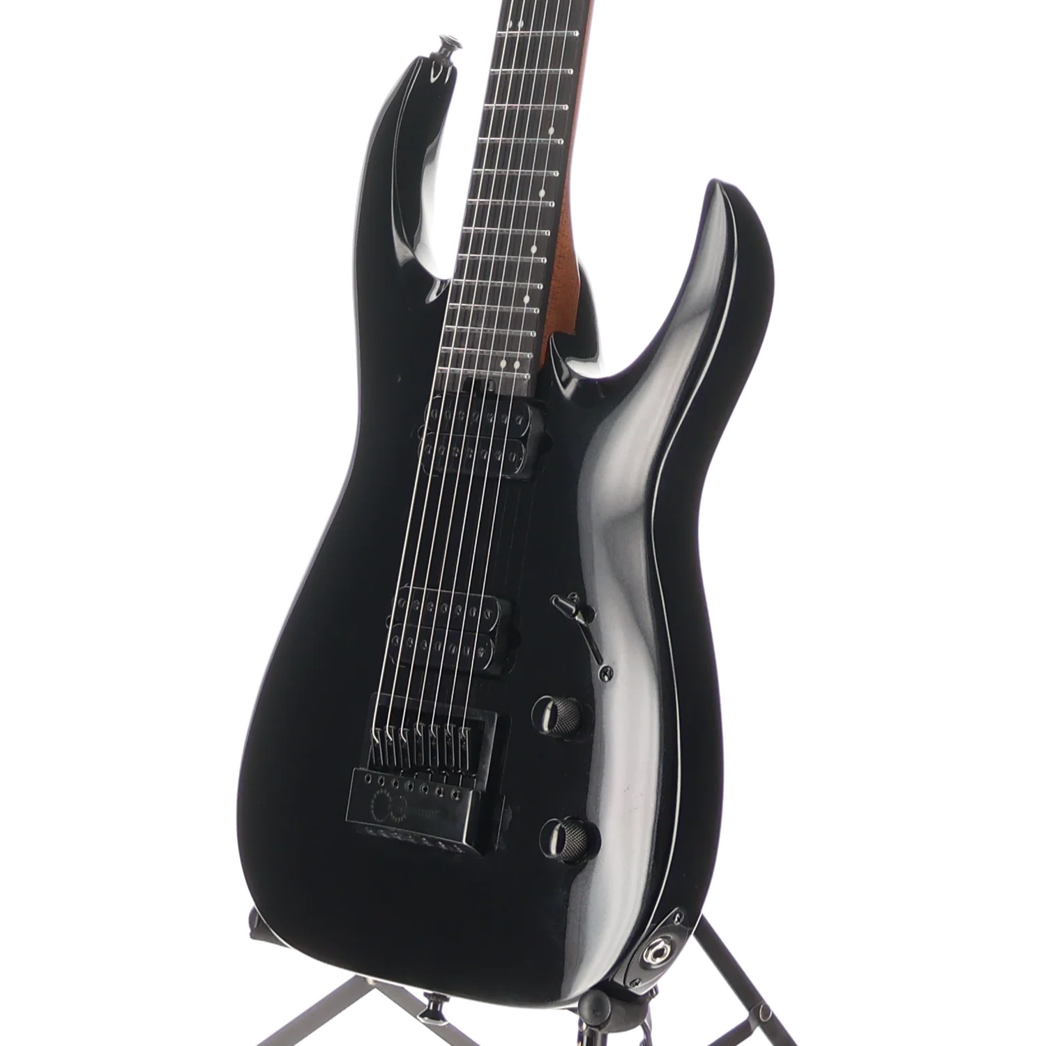 Jackson Pro Series Signature Misha Mansoor Juggernaut ET7, Metallic Black, Professional Setup (O13) (10472) - Image 4