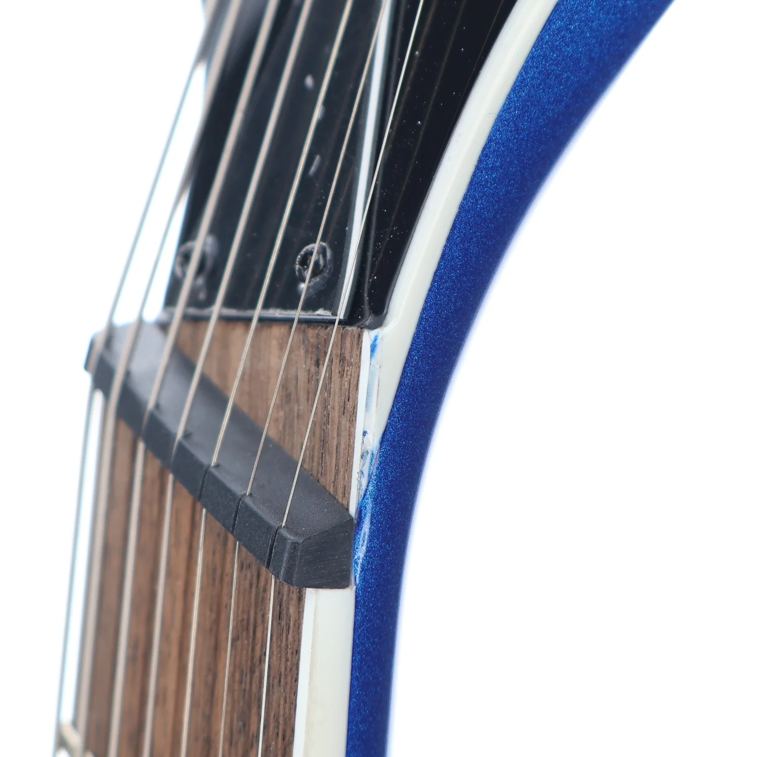 Jackson X Series Soloist Arch Top SLAT7 MS, Laurel Fingerboard, Metallic Blue, Pro Setup (A12) (43171) - Image 8