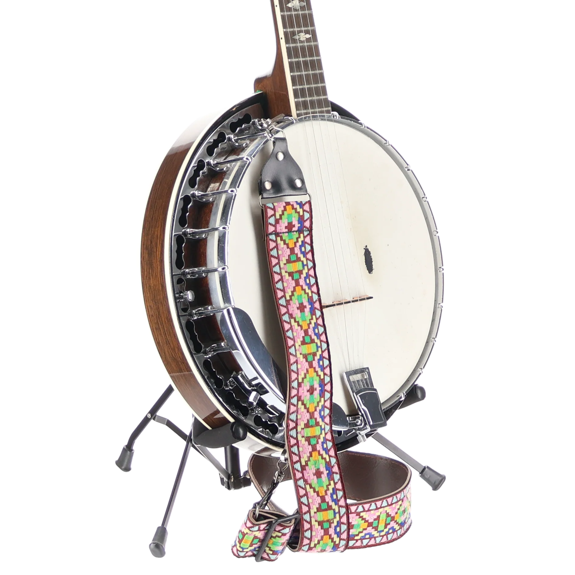 Odessa Vintage 1970s Odessa 5 String Resonator Banjo, Natural Mahogany w/case, Pro Setup (X5) (69001) - Image 3