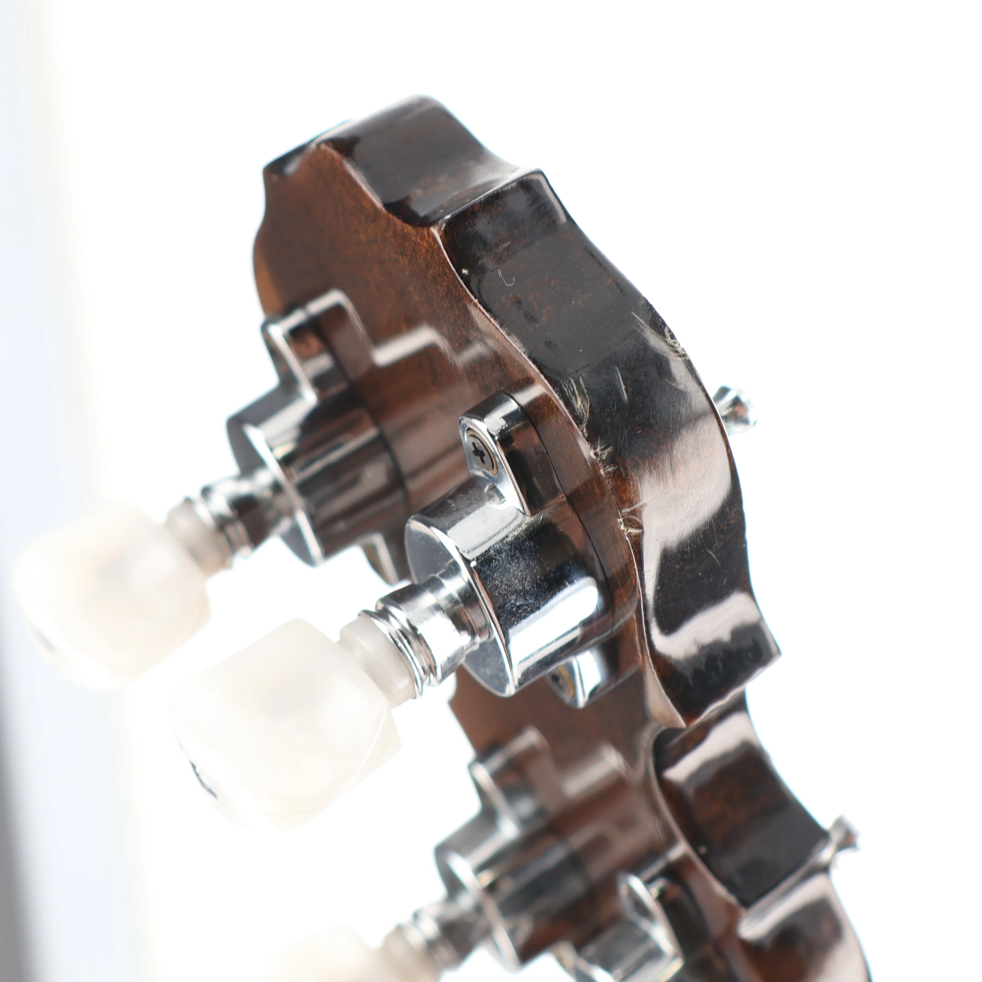 Odessa Vintage 1970s Odessa 5 String Resonator Banjo, Natural Mahogany w/case, Pro Setup (X5) (69001) - Image 7