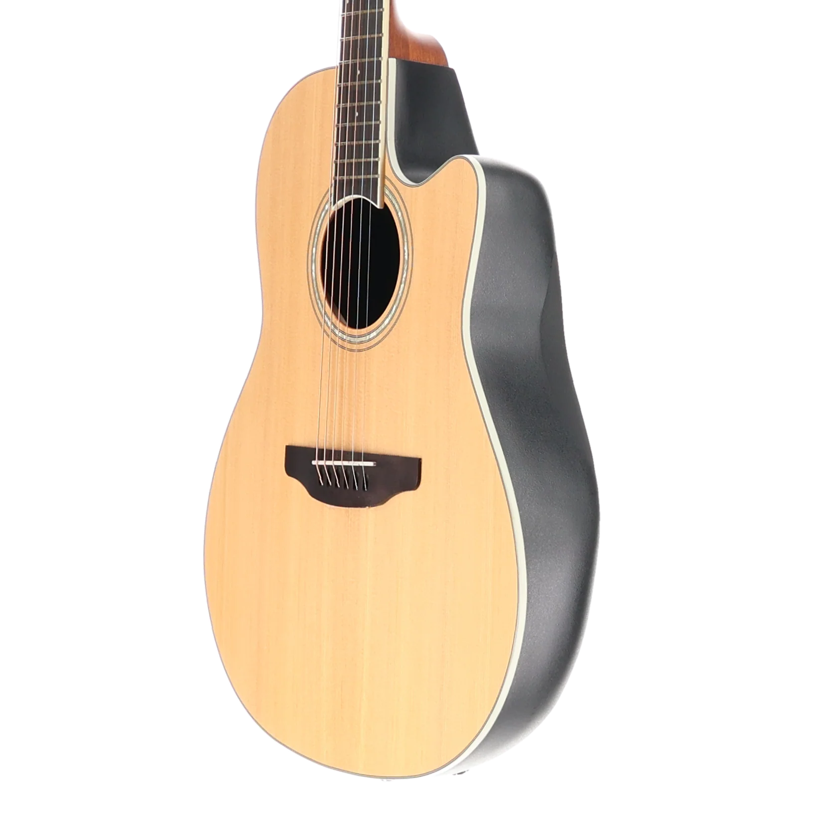 Ovation Celebrity Traditional E-Acoustic Guitar CS24-4, Natural, Plays Great (SR) (70051) - Image 3