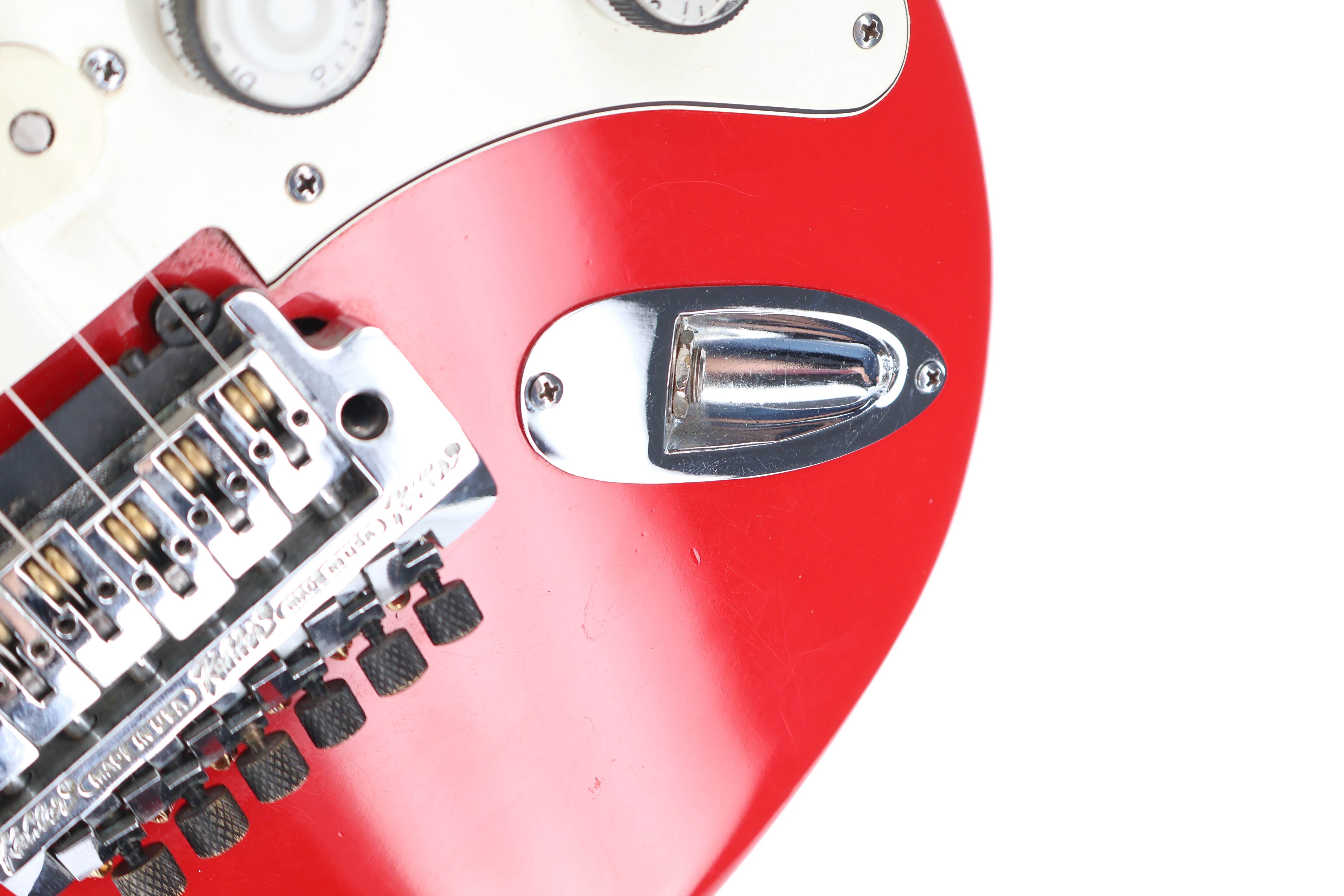 Peavey Early 80's Falcon Electric Guitar, Laser Red, Professional Setup (BB5) (96166) - Image 7