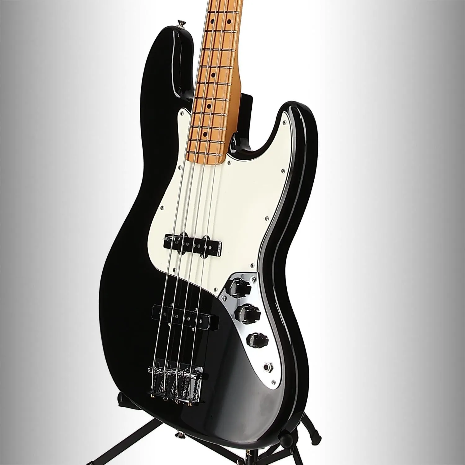 Player II Jazz Bass, Maple Fingerboard, Black (SR) (47169) - Image 4