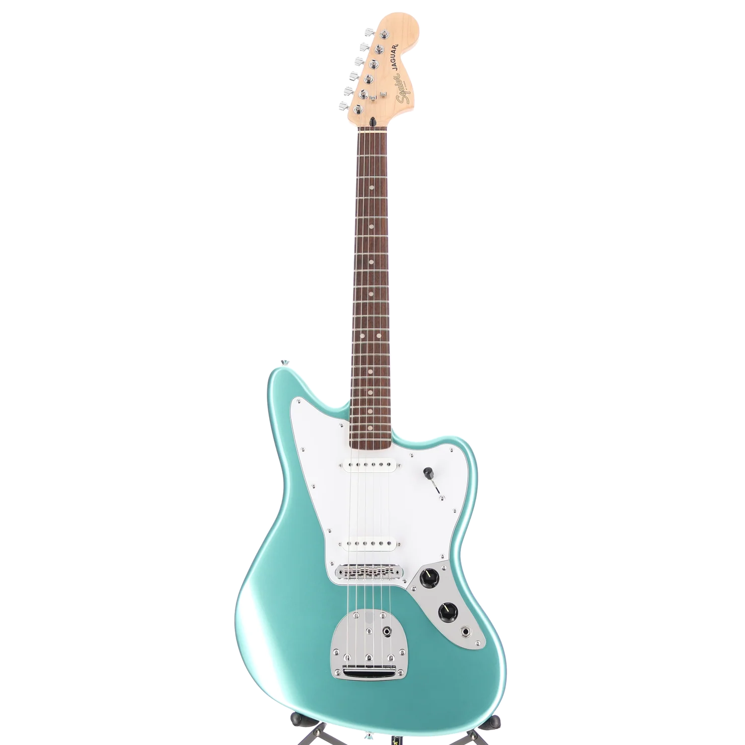 Squier Affinity Series® Jaguar®, Mystic Seafoam (RP) (00585) - Image 5