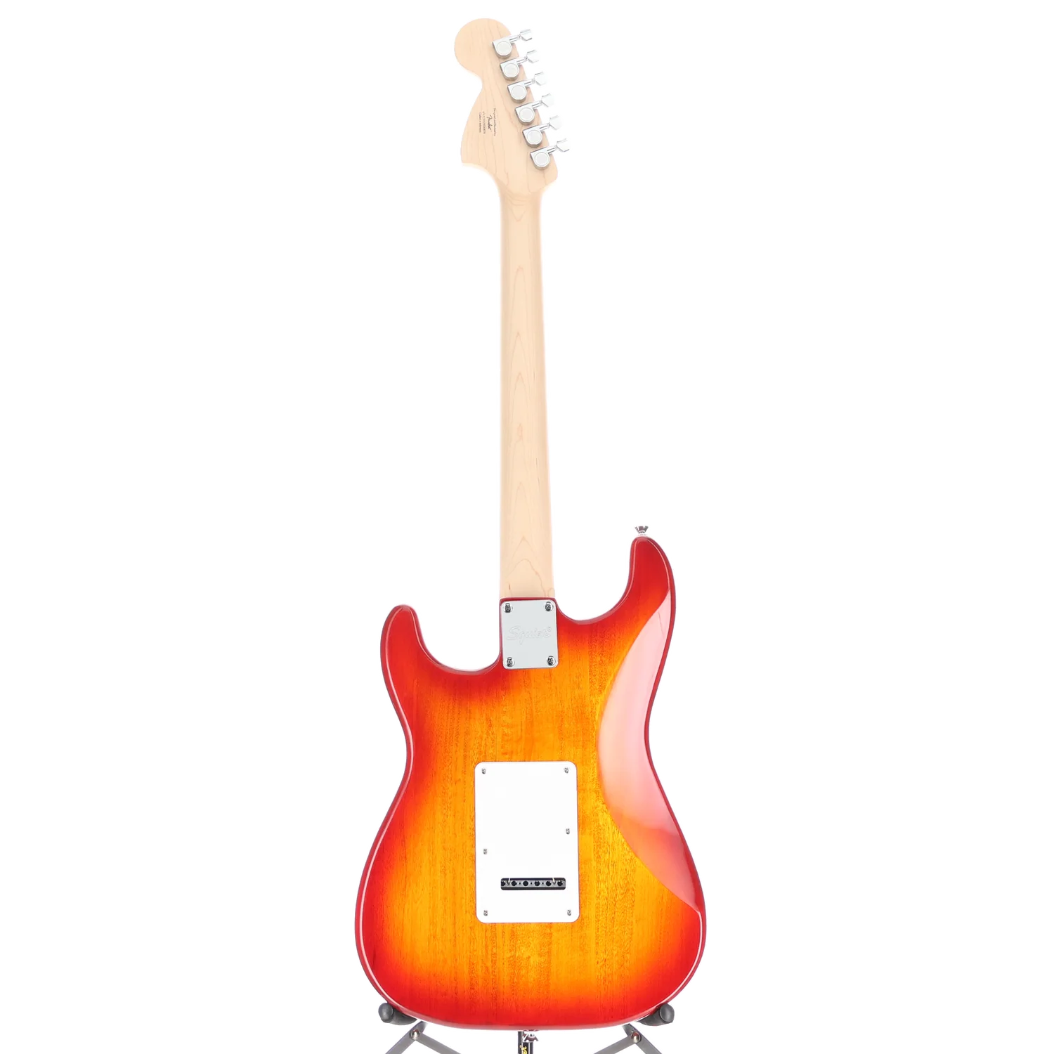 Squier Affinity Series Stratocaster FMT HSS, Maple Fingerboard, White Pickguard, Sienna Sunburst (RP) (52547) - Image 6