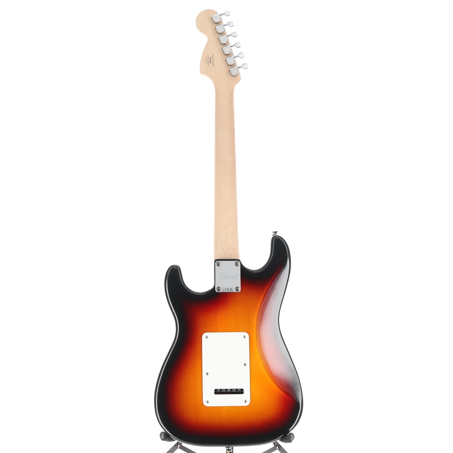 Squier Affinity Series Stratocaster Junior HSS, Laurel Fingerboard, White Pickguard, 3-Color Sunburst (RP) (80500) - Image 6