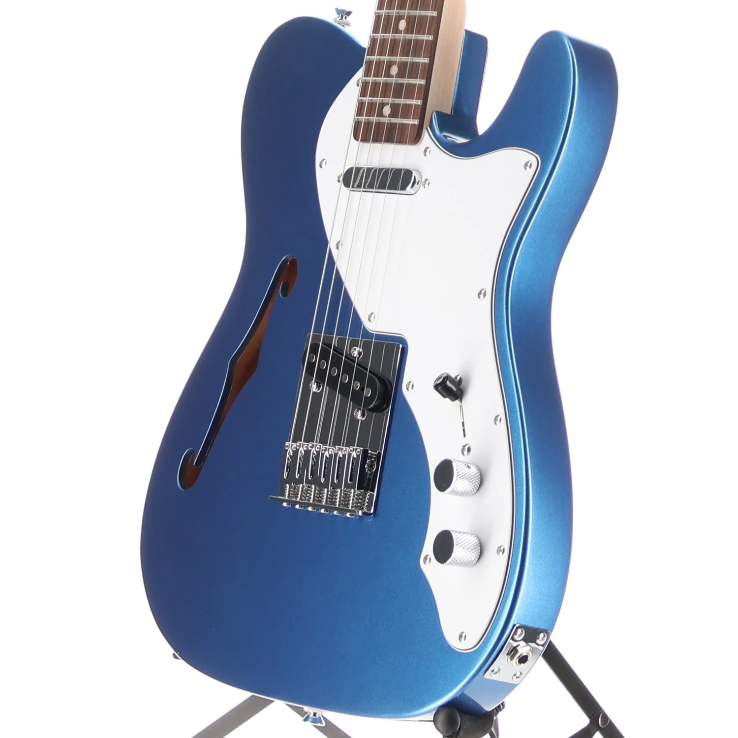 Squier Affinity Series® Telecaster® Thinline, Lake Placid Blue (RP) (70502) - Image 4