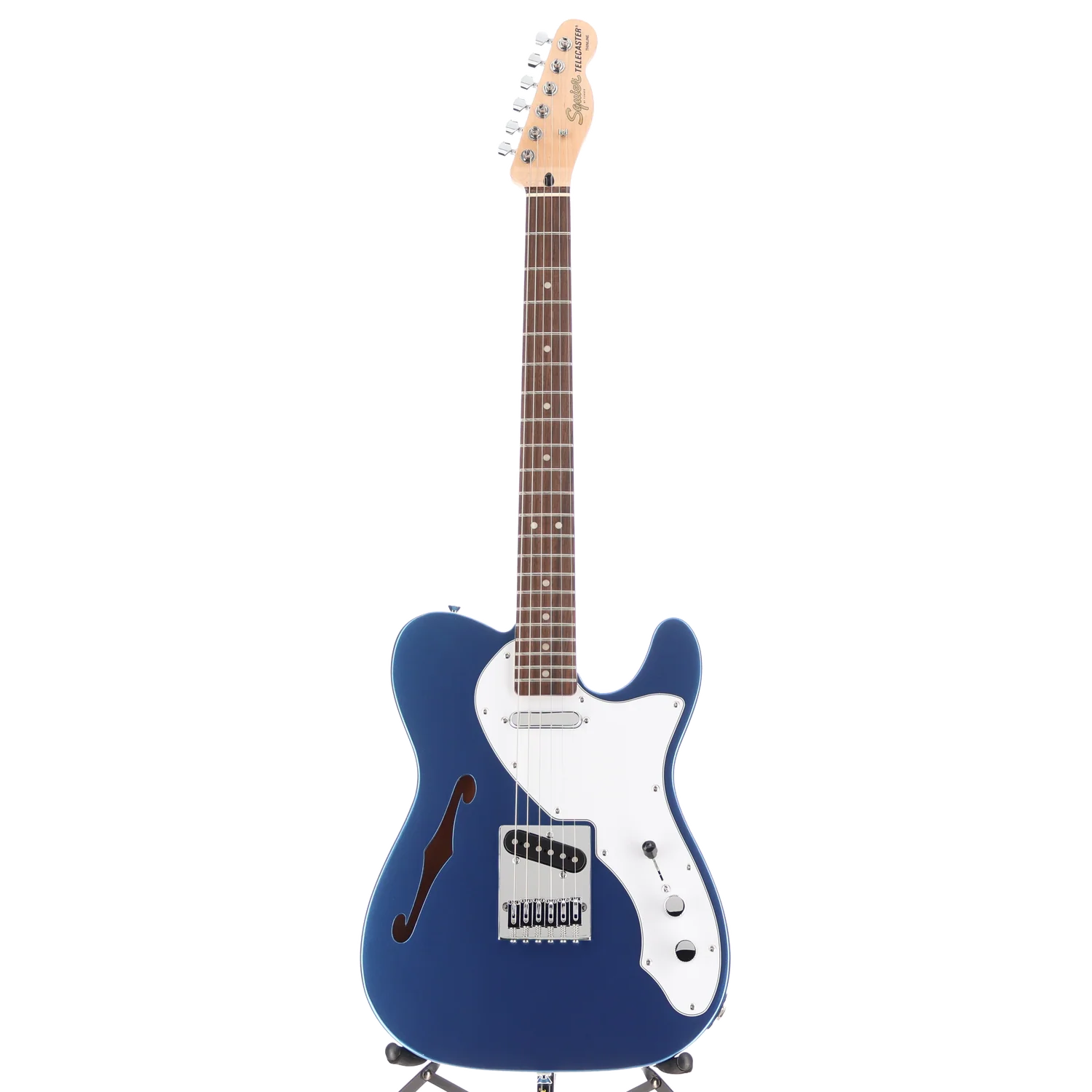 Squier Affinity Series® Telecaster® Thinline, Lake Placid Blue (RP) (70502) - Image 5