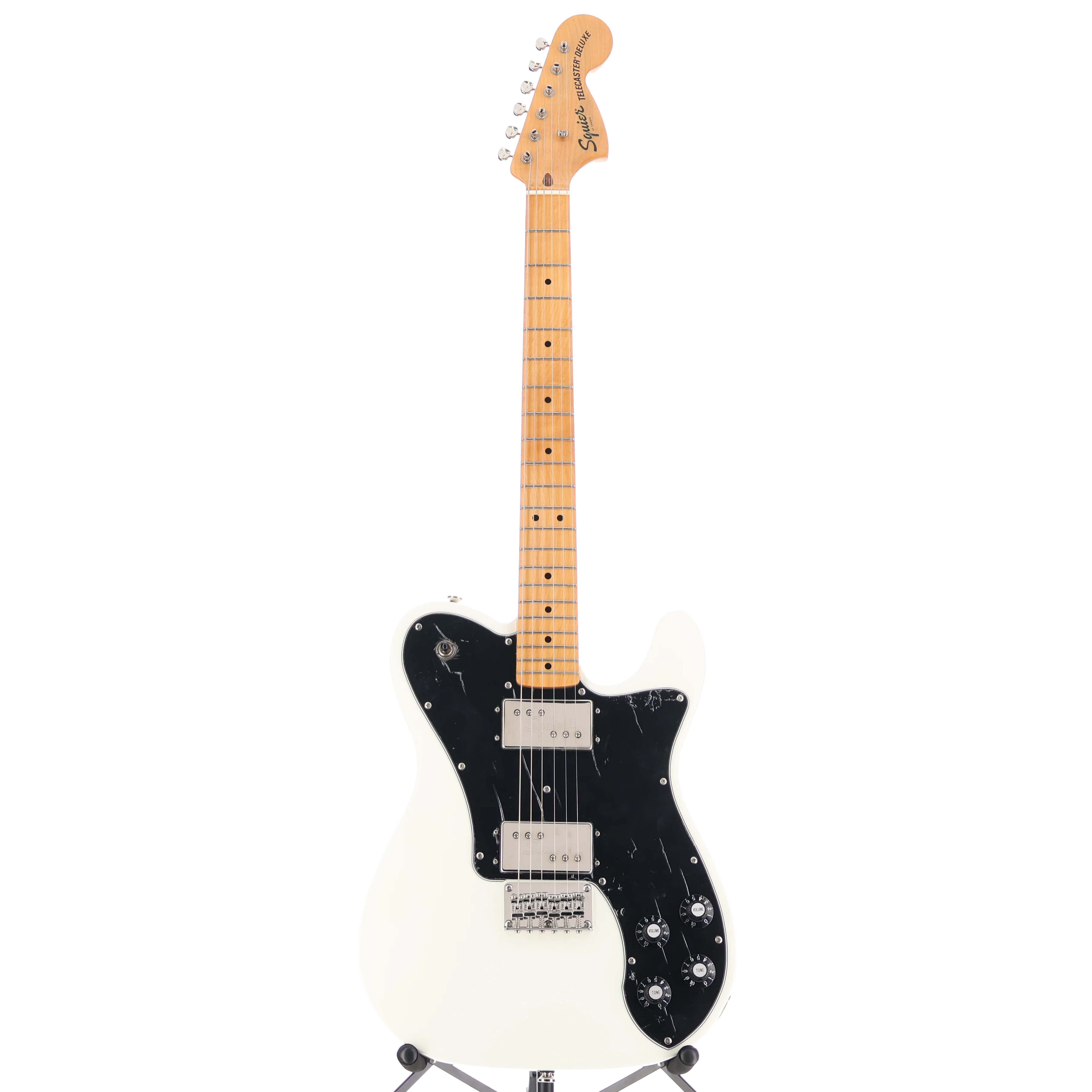 Squier Classic Vibe '70s Telecaster Deluxe, Maple Fingerboard, Olympic White (I4) (25285) - Image 5