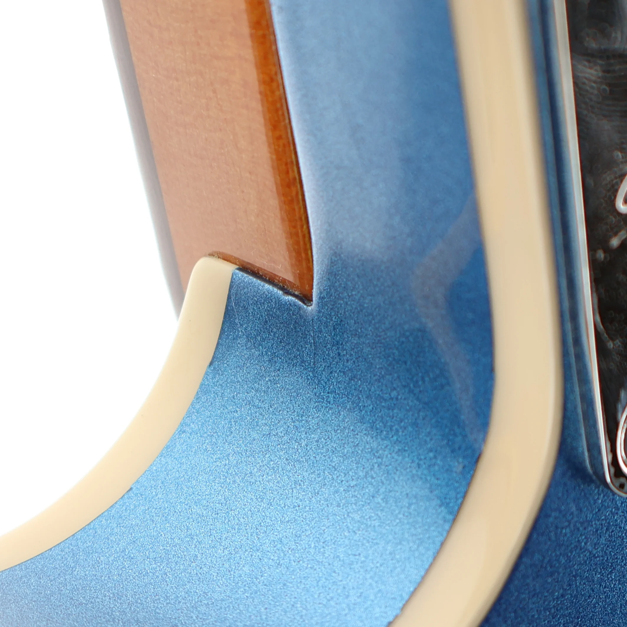 Squier Classic Vibe Custom Telecaster SH with Bigsby, Parchment Pickguard, Lake Placid Blue (S4) (06039) - Image 7