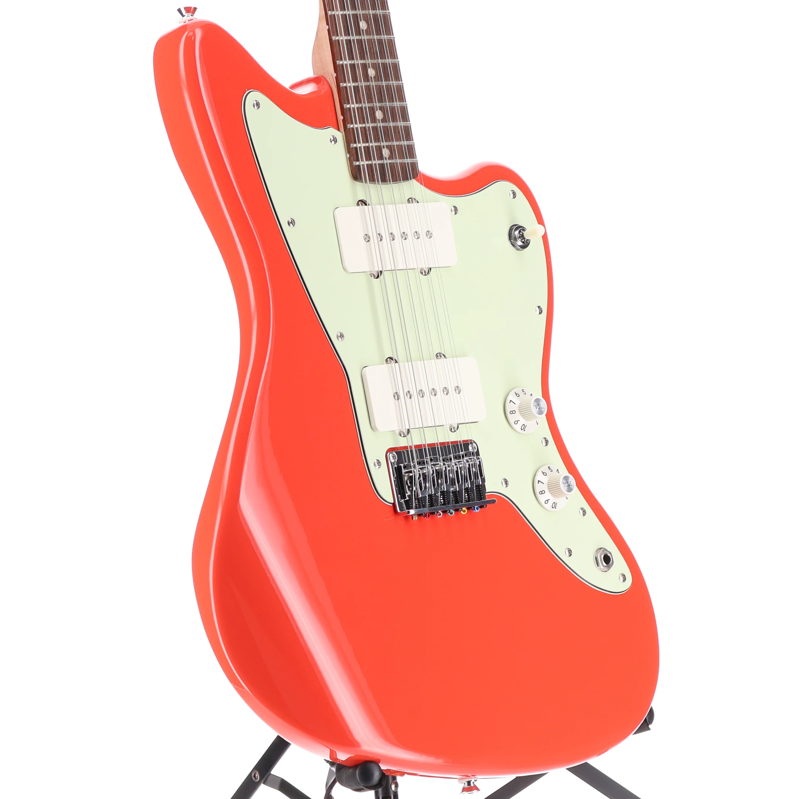 Squier Paranormal Jazzmaster XII, Fiesta Red (RP) (50540) - Image 3