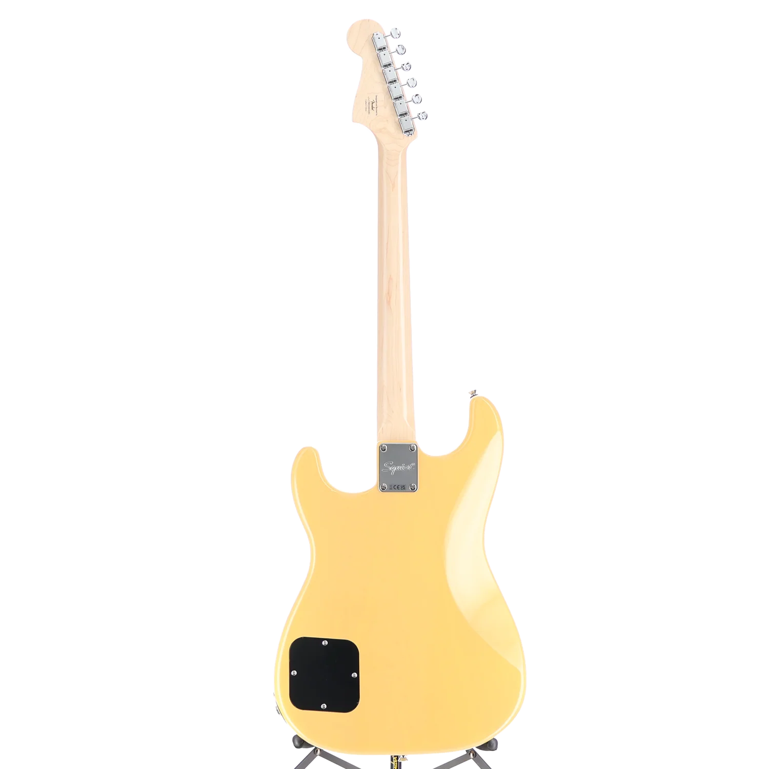 Squier Paranormal Strat-O-Sonic, Laurel Fingerboard, Black Pickguard, Vintage Blonde (RP) (35507) - Image 6