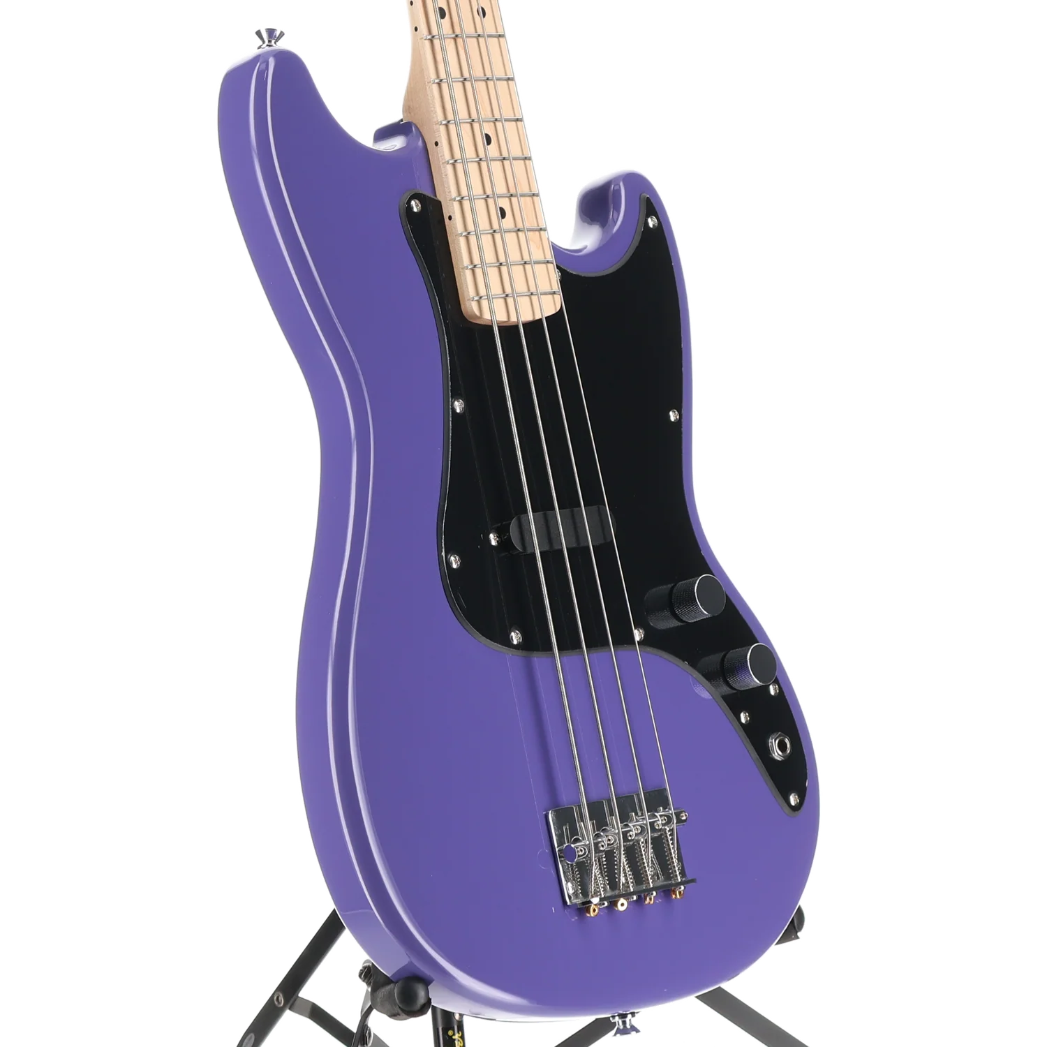 Squier Sonic Bronco Bass, Maple Fingerboard, Black Pickguard, Ultraviolet (RP) (03517) - Image 3