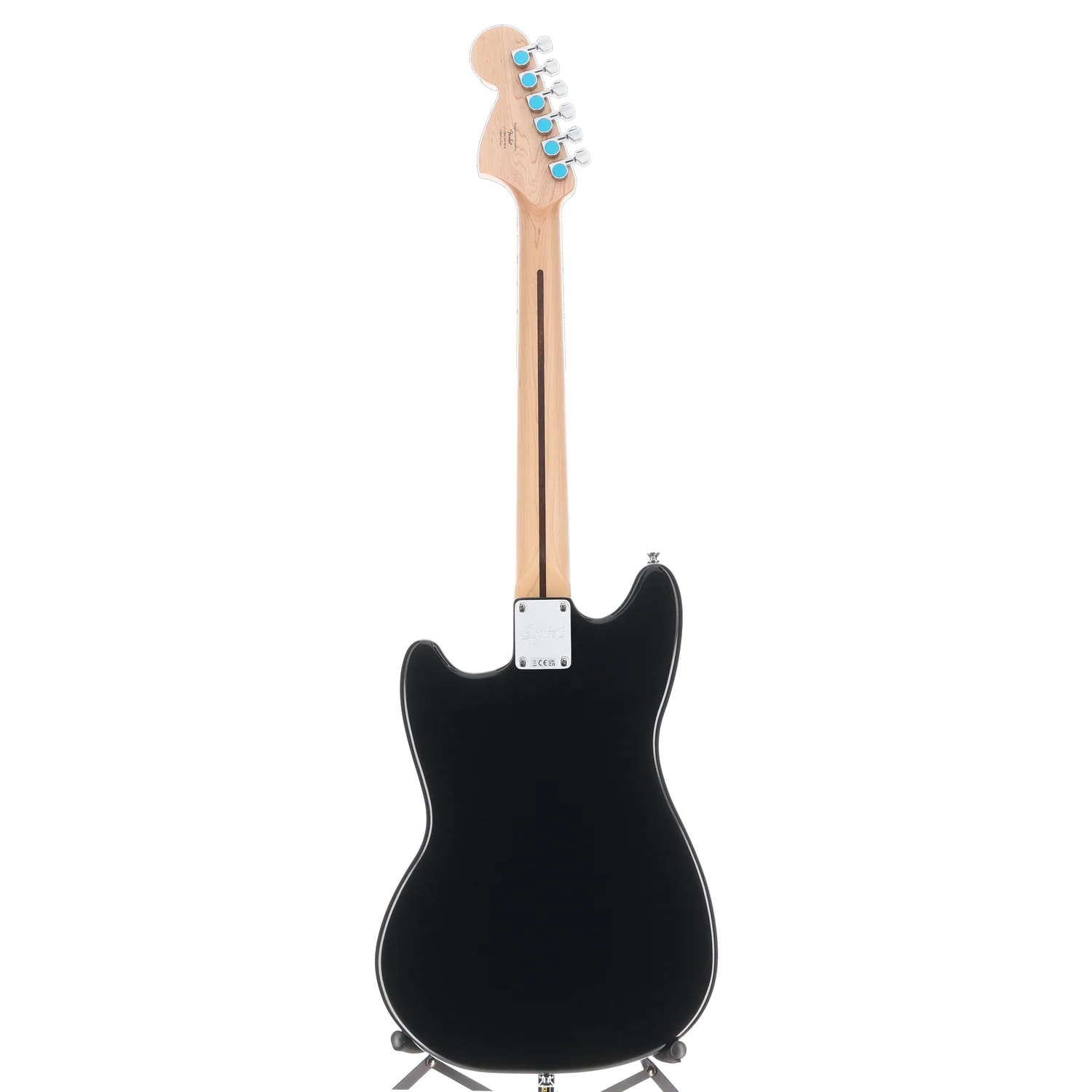 Squier Squier Sonic Mustang HH, Maple Fingerboard, Black Pickguard, Black (RP) (03506) - Image 6