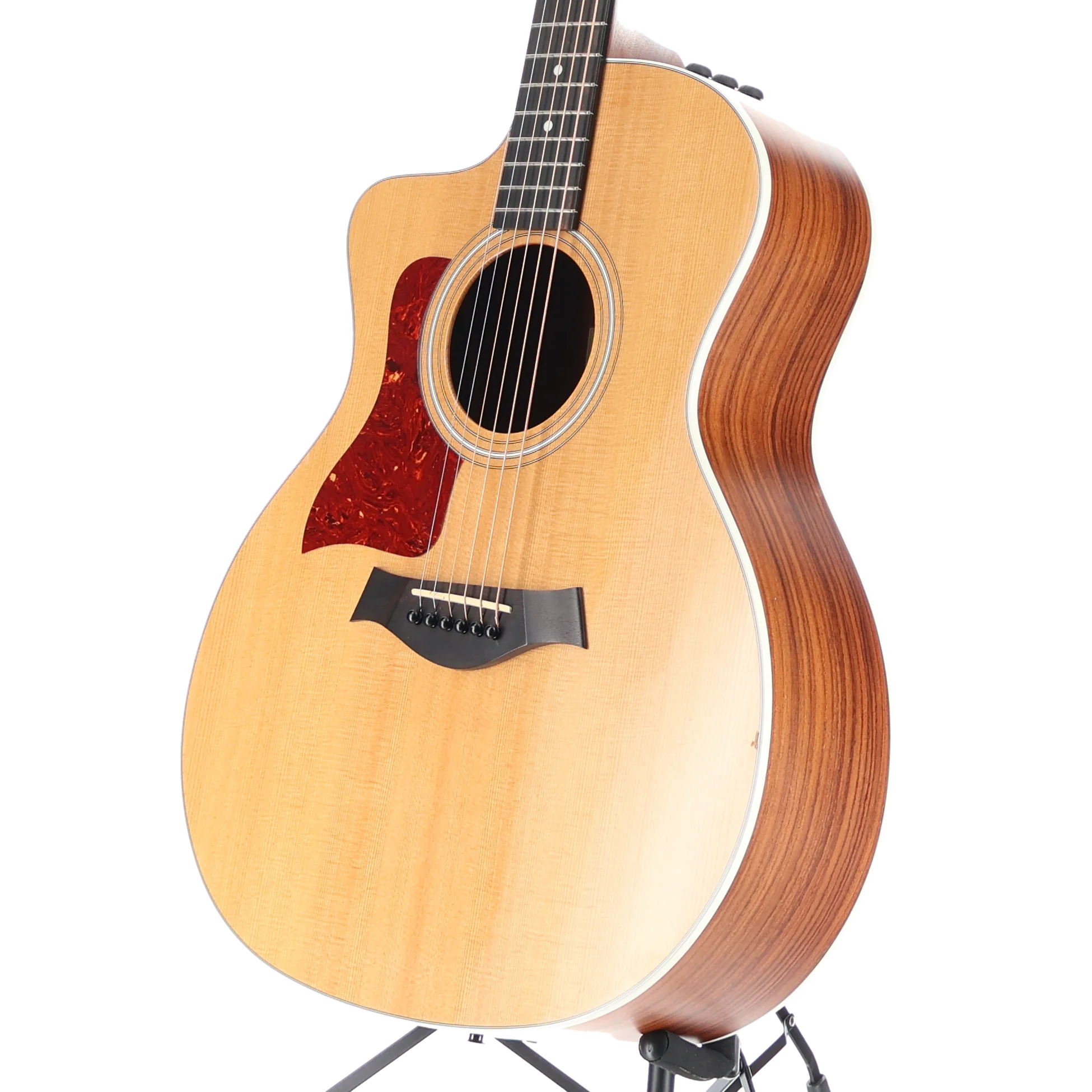 Taylor 214CE Left Handed Grand Auditorium Acoustic Electric Guitar, Natural, Plays Great (RC1) (61192) - Image 4
