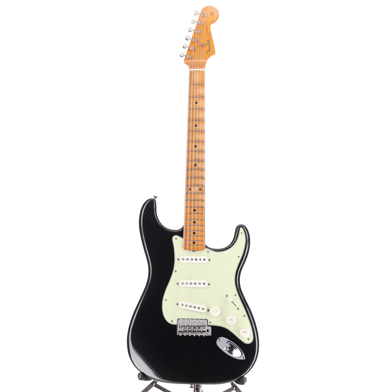 Vintera® II Road Worn® '60s Stratocaster®, Maple Fingerboard, Black (F6) (64398) - Image 5