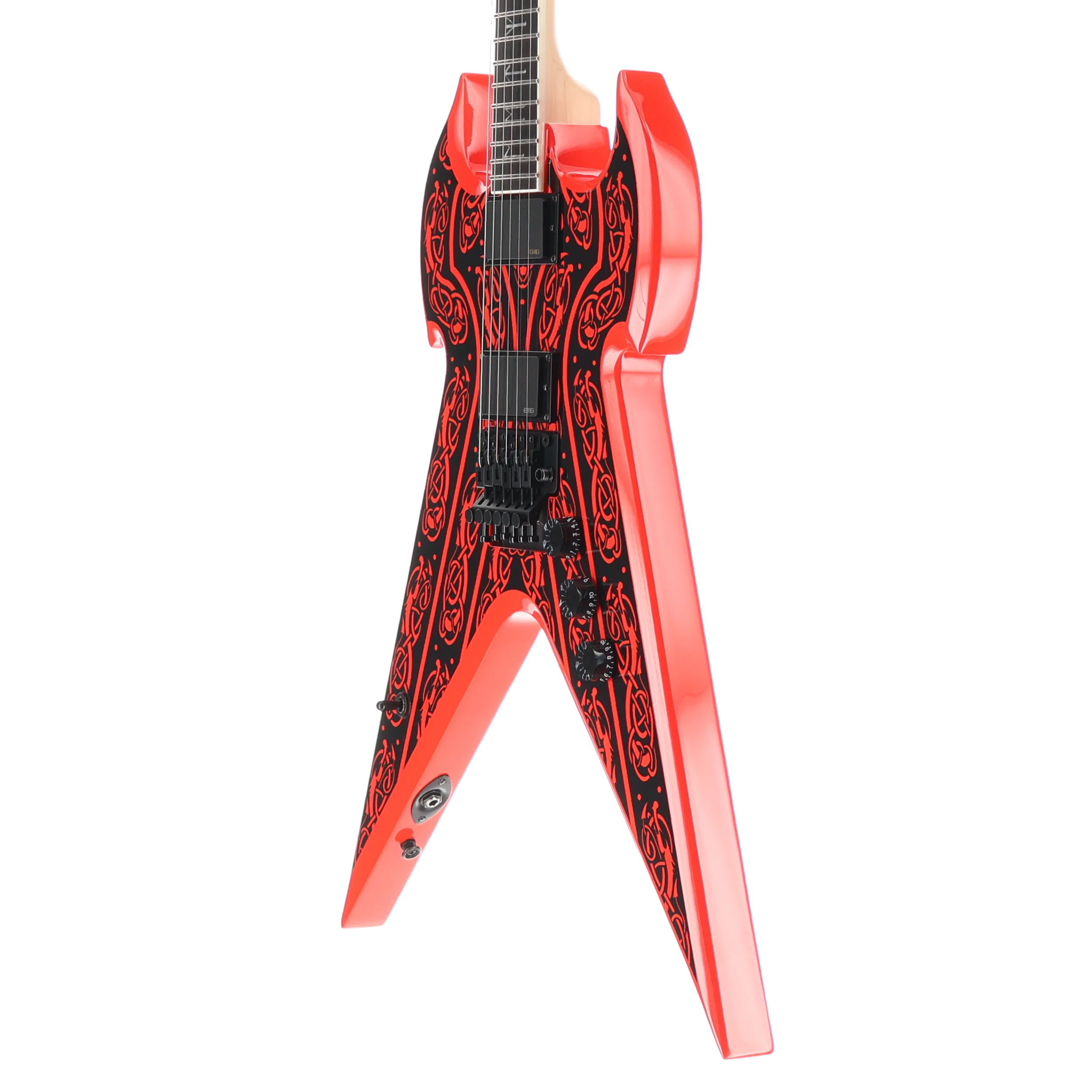 Wylde Audio Warhammer FR Norse Dragon - Pinstripe Red (B4) (09034) - Image 4